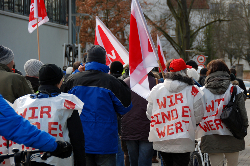 Warnstreik am Uniklinikum Erlangen